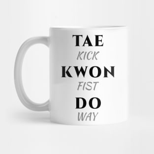 Taekwondo Minimalist Mug